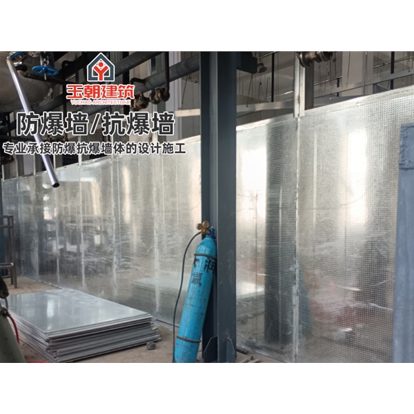 临沂纤维复合钢板抗爆墙定制 轻质防爆墙施工安装一条龙服务